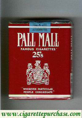 Pall Mall Famous Cigarettes 25s cigarettes soft box